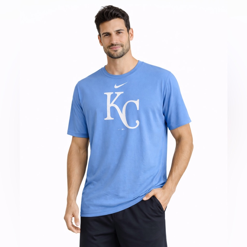 Nike Kansas City Royals Men's Blue KC  Tee